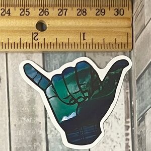 🌀10/$10🌀 Shaka Brah Hawaiian Culture & Surfing Reusable Vinyl Sticker Decal